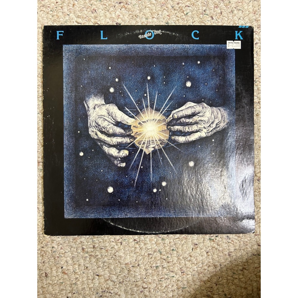 The‎ Flock Inside Out Vinyl LP 1975 Mercury SRM-1-1035 Progressive Rock Jazz
